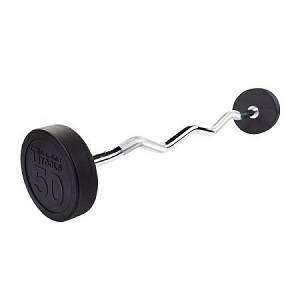 Body Solid Bar Bars EZ Curl Fixed Barbell Barbells 50#  SBZ50