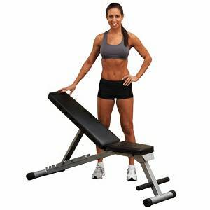 Body Solid PowerLine Flat Incline Decline Dumbell Bench PFID125X
