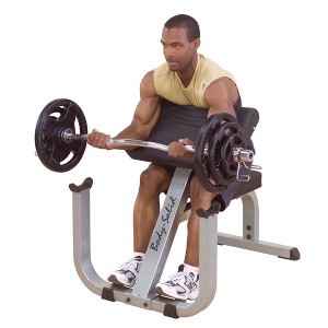 Body Solid Arm Arms Bicep Preacher Curl Curling Bench GPCB329