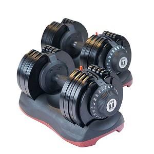 Body Solid Dumbbell Set pr. Adjustable 11 lb. to 66 lbs. SDBX132