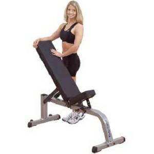 Body Solid Dumbbell Flat Incline Free Weight Utility Bench GFI21 Body Solid Dumbbell Flat Incline Free Weight Utility Bench GFI21