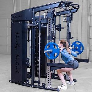 BODY SOLID GSFR100 All-in-One Smith Functional Trainer Gym Systm