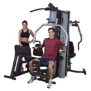 Body Solid Commercial Compact Multi Station 2 Stack Home Gym G9S