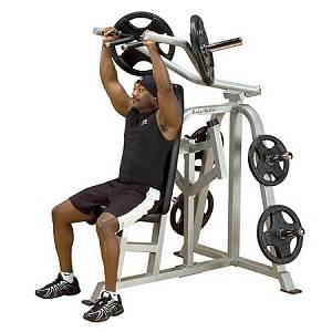 Body Solid ProClub Line Free Weight Leverage Shoulder Press LVSP