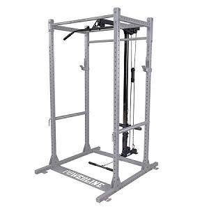 Body Solid PowerLine PPR1000 Power Rack Lat Pulldown PLA1000