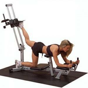 Body Solid PowerLine Glute Max Leg HamString Butt Blaster PGM200