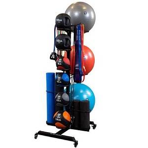 Body Solid Dumbell KettleBell Med Ball Multi Storage Rack GAR100