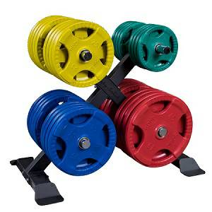 Body Solid Olympic Bumper Plate Tree Holder X Factor Rack GWT66