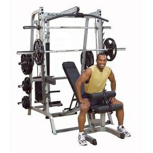 Body Solid Series7 Smith Machine Gym Pro System Package GS348QP4