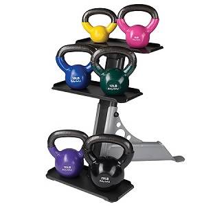 Body Solid KettleBell Kettle Bell FreeWeight Storage Rack GDKR50