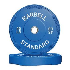 Mikolo Plate Olympic Rubber Bumper Color 45# Free Weight Plates