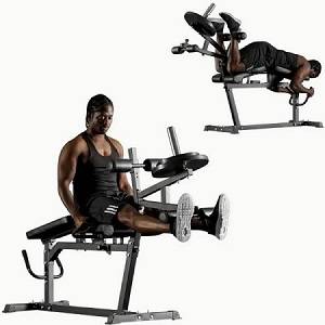 Leg Extension Curl Machine Prone Legs Curling Adjustable Bench