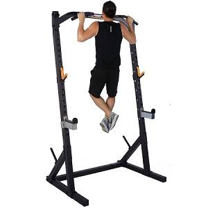 PowerTec WorkBench MultiPress Gym Squat Half Rack Cage WB-HR-B