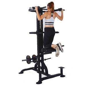 PowerTec LeverGym Leverage Chin Dip Assist Pull Up Ups L-CDA+