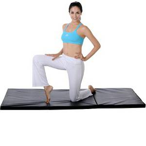USA Exercise Mat Yoga Pilates Stretching Tumbling Tri-Fold E-MAT
