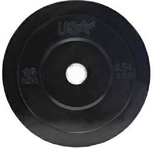 USA Barbell Olympic Rubber Bumper Weight Plate Plates 10# GBO010