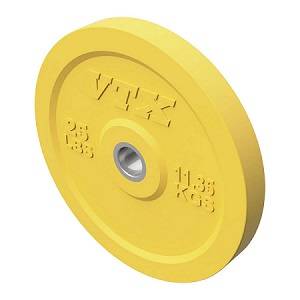 VTX Olympic Colored Rubber Bumper Free Weight Plate Plates 25 lb