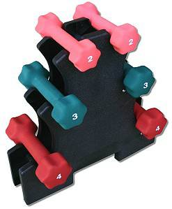 Dumbbell Dumbell Rack Vertical Storage Tree Holds 6 Dumbbells LG