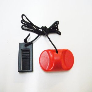 EMERGENCY STOP KEY WITH TETHER LIFEFITNESS 