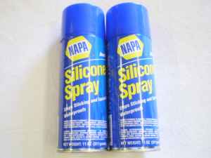 2 cans NAPA 8300 Silicone Spray Lubricants Treadmill Maintenance