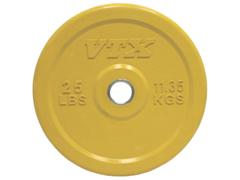 VTX Olympic Colored Rubber Bumper Free Weight Plate Plates 25 lb