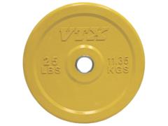VTX Olympic Colored Rubber Bumper Free Weight Plate Plates 25 lb